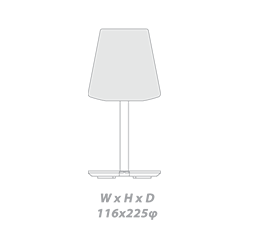 Bramah Table Lamp wireframe